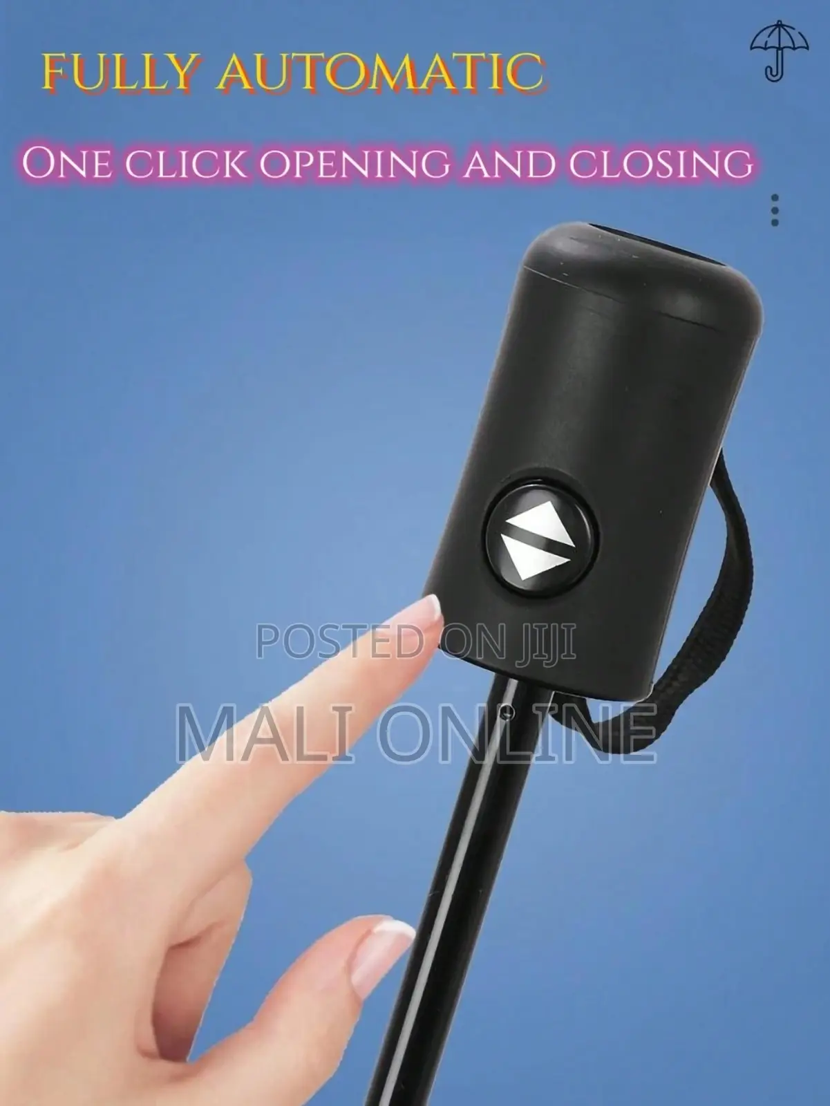8-rib Windproof Travel Umbrella Automatic Open & Close