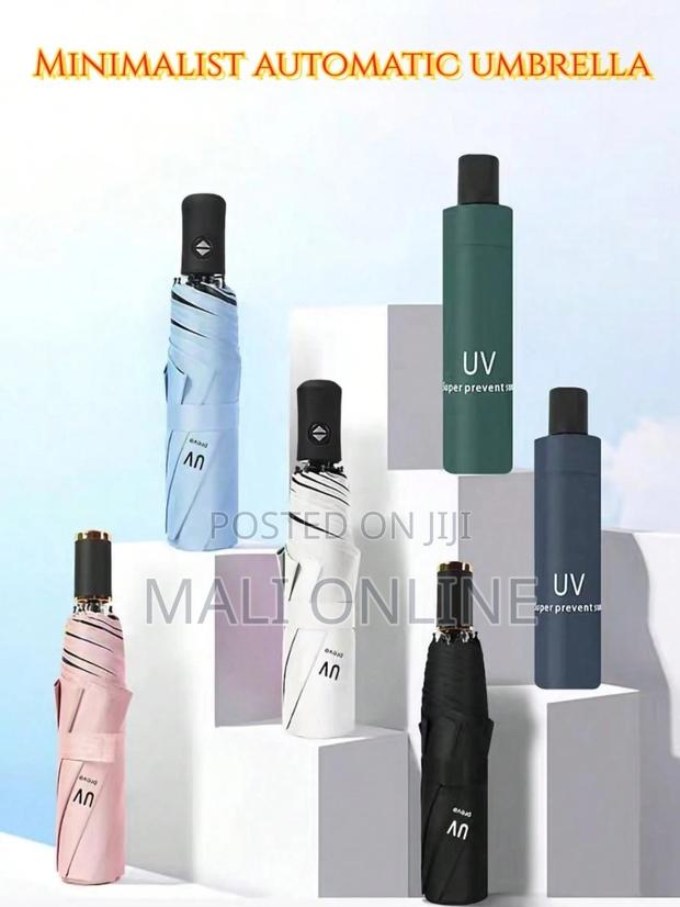 8-rib Windproof Travel Umbrella Automatic Open & Close - thumbnail 4