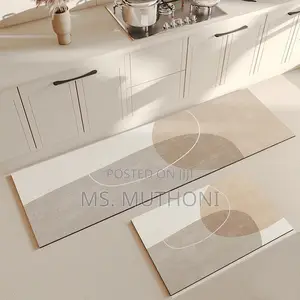 Aesthetic Aesthetic PVC Leather Kitchen* *Anti-Slip Mats*