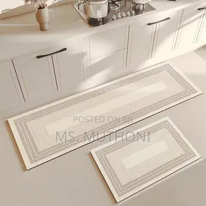 Aesthetic Aesthetic PVC Leather Kitchen* *Anti-Slip Mats*