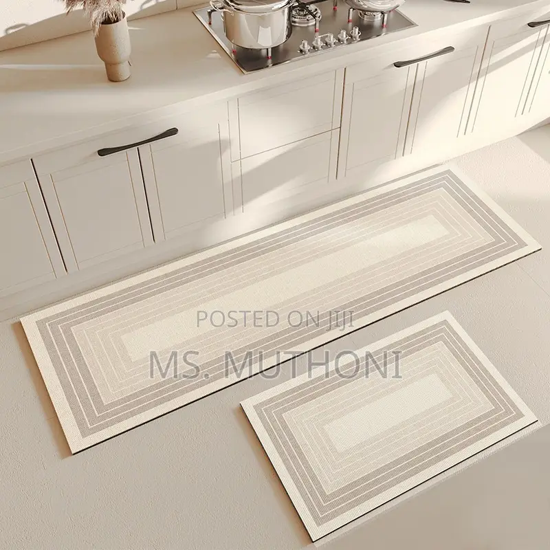 Aesthetic Aesthetic PVC Leather Kitchen* *Anti-Slip Mats*