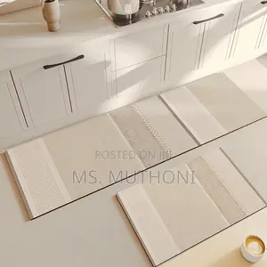 Neutral Aesthetic 2 Piece Kitchen Mats