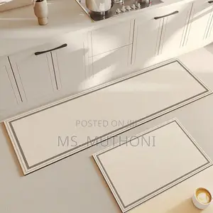 Neutral Aesthetic 2 Piece Kitchen Mats