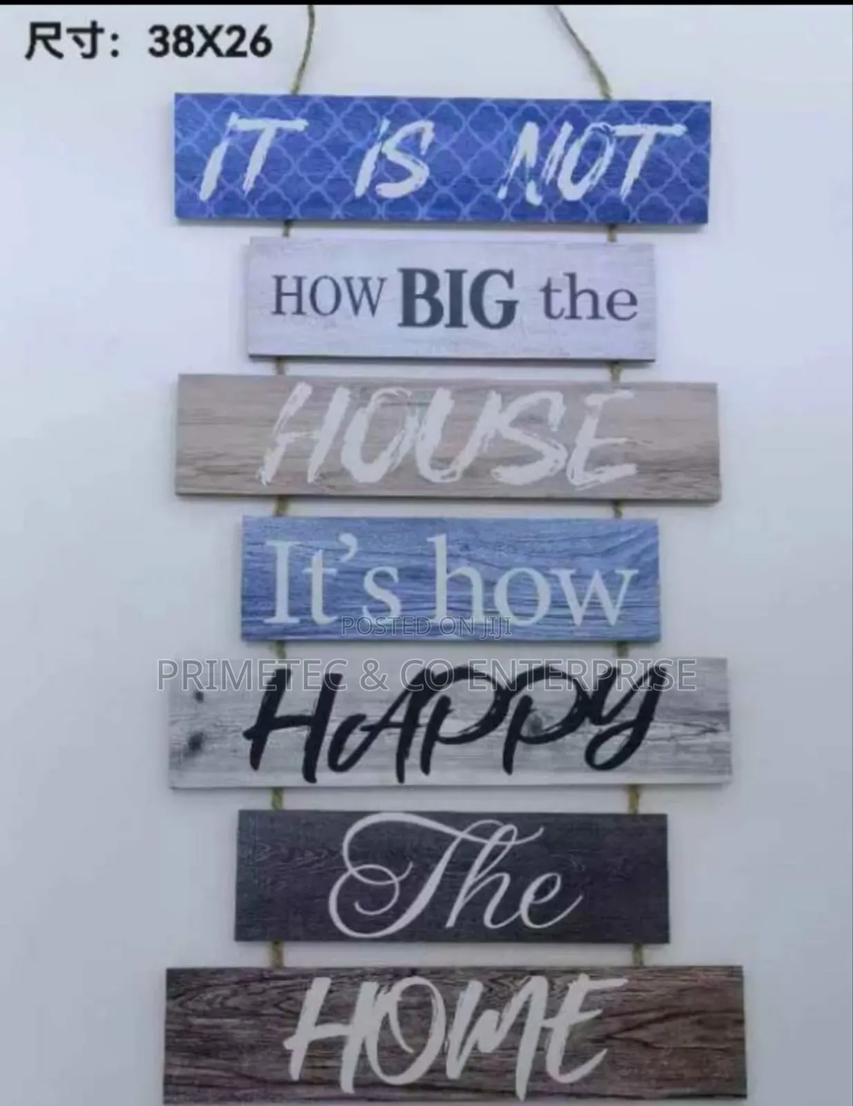 7 Layer Wooden Wall Hanging