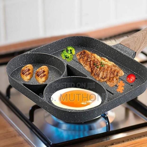 3 and 4 Hole/Slot Breakfast Pan (Induction,Gas , Electric)