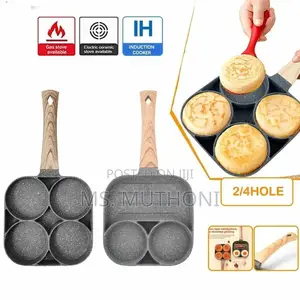 3 and 4 Hole/Slot Breakfast Pan (Induction,Gas , Electric)