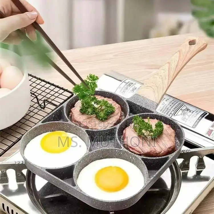 3 and 4 Hole/Slot Breakfast Pan (Induction,Gas , Electric)
