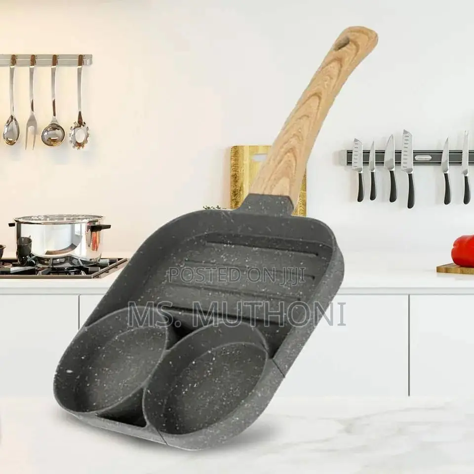 3 and 4 Hole/Slot Breakfast Pan (Induction,Gas , Electric)