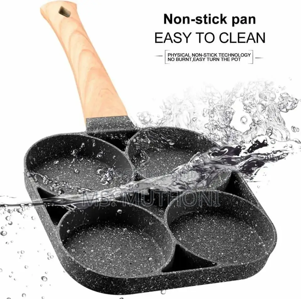 3 and 4 Hole/Slot Breakfast Pan (Induction,Gas , Electric)