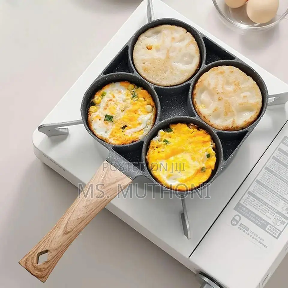 3 and 4 Hole/Slot Breakfast Pan (Induction,Gas , Electric)