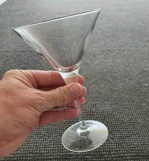  *6pcs Deli Martini Cocktail Glasses With Gold Rim*