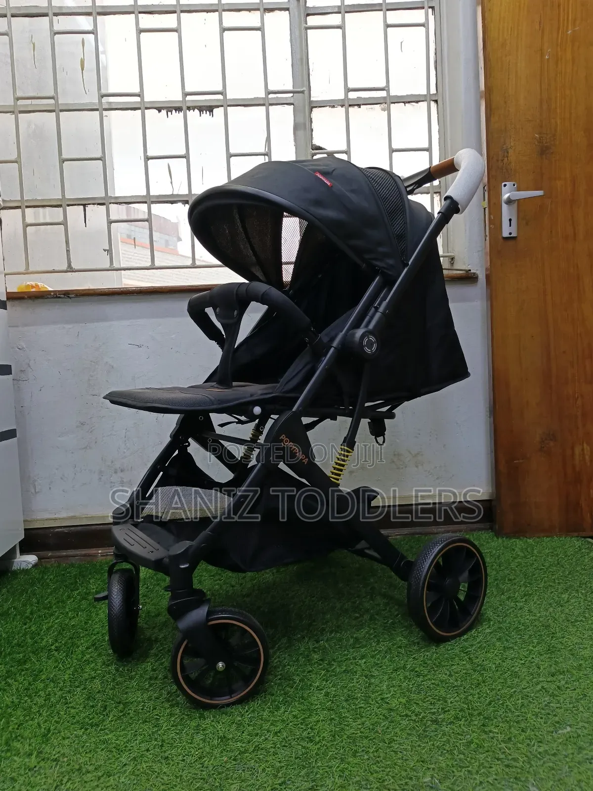 Black Push Pram / Stroller