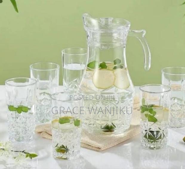 Water Set Jar and Glasses - main view