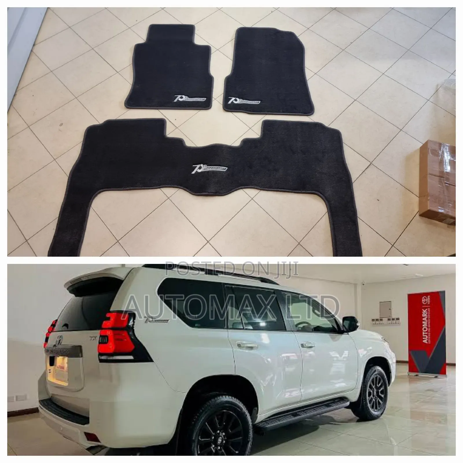 70th Anniversary Floor Mats. For Toyota Land Cruiser Prado
