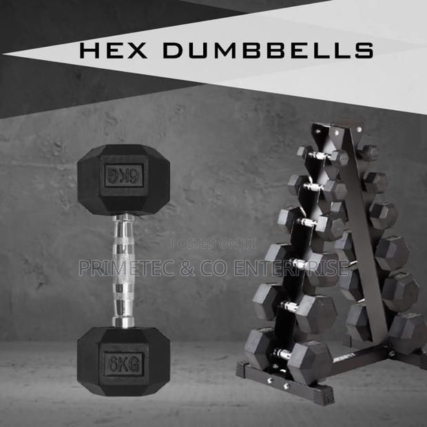 Hexagonal Dumbbells - main view