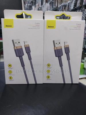 Baseus Cafule Usb-a / Lightning 2.4a Cable 1m - Blue-Gold - thumbnail 2