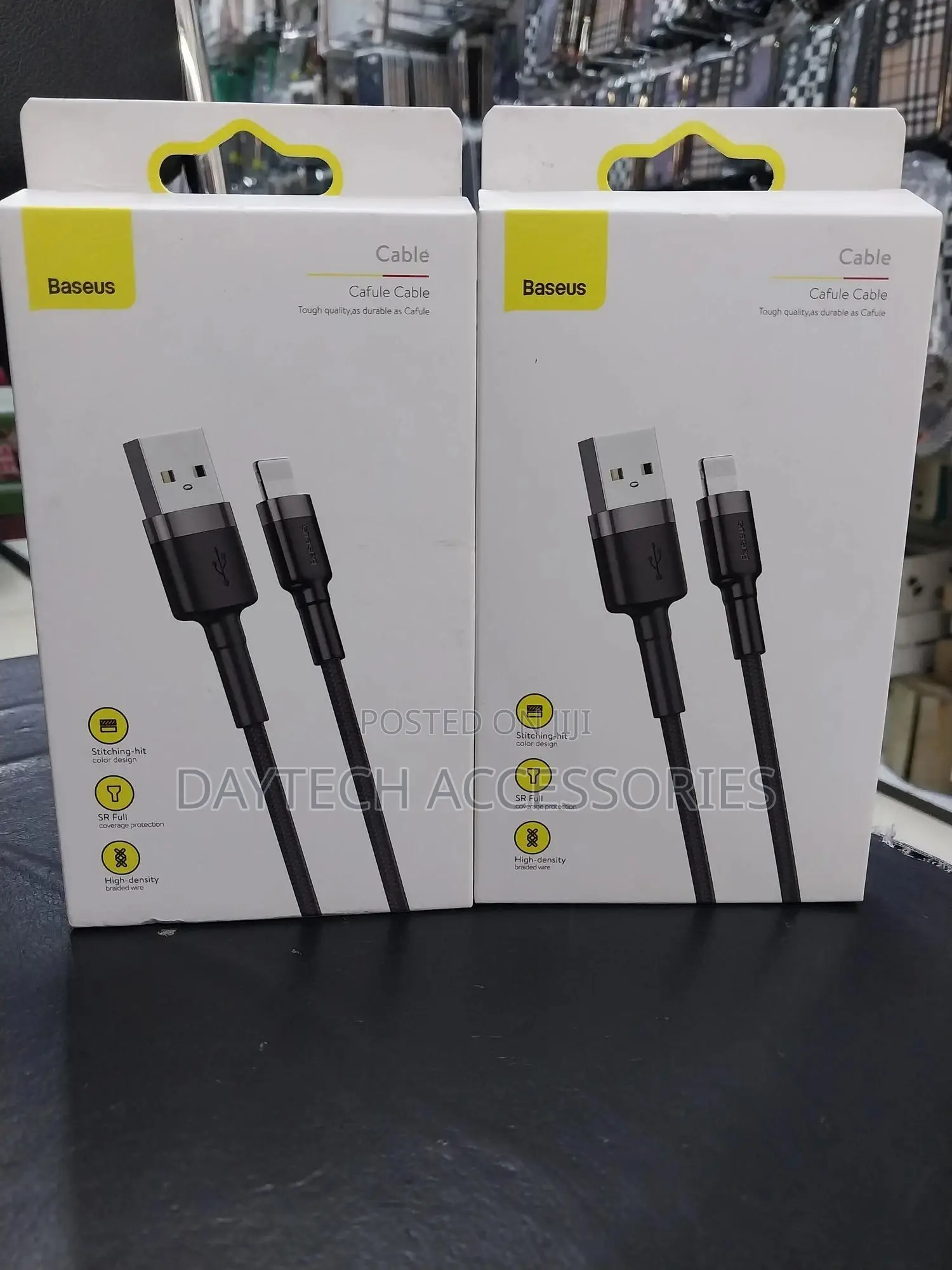 Baseus Cafule Usb-a / Lightning 2.4a Cable 1m - Blue-Gold