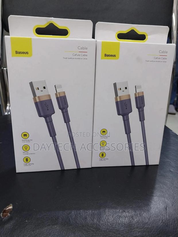 Baseus Cafule Cable Usb for Lightning 2.4a 1m Gold - thumbnail 2