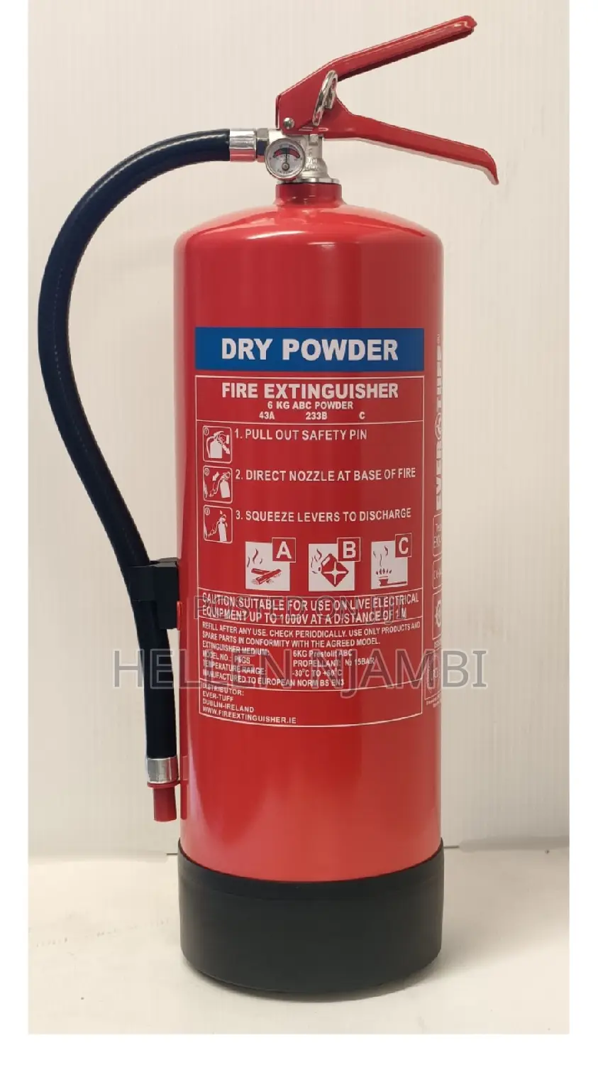 6kg Abc Dry Powder Fire Extinguisher +Vat