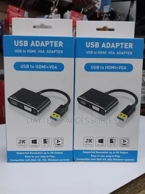 Usb 3.0 to Hdmi Vga Adapter Dual Output Usb to Vga Hdmi