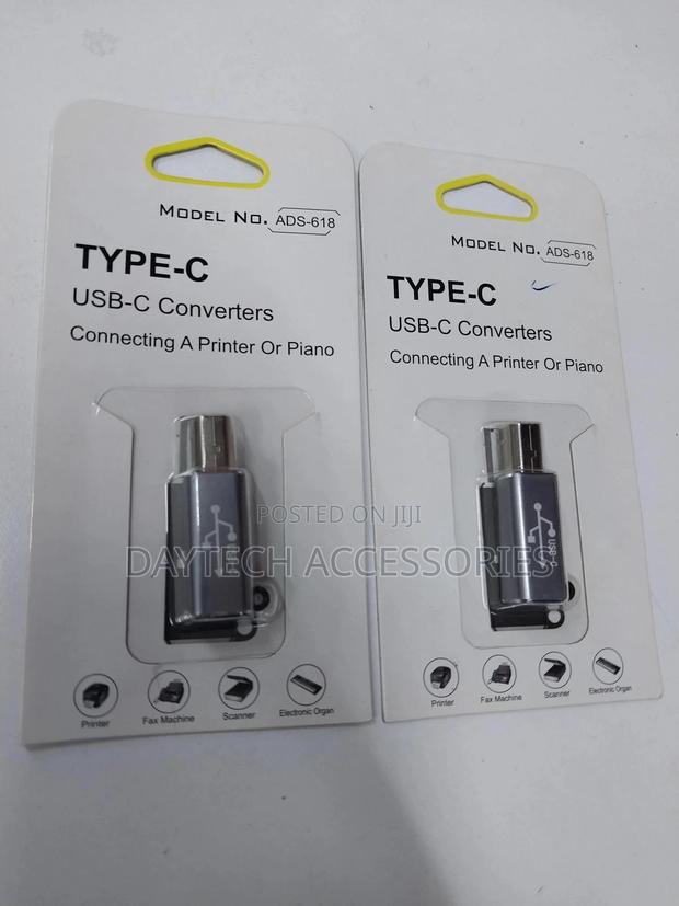 Usb Type-C to Type-B Midi Adapter for Printer