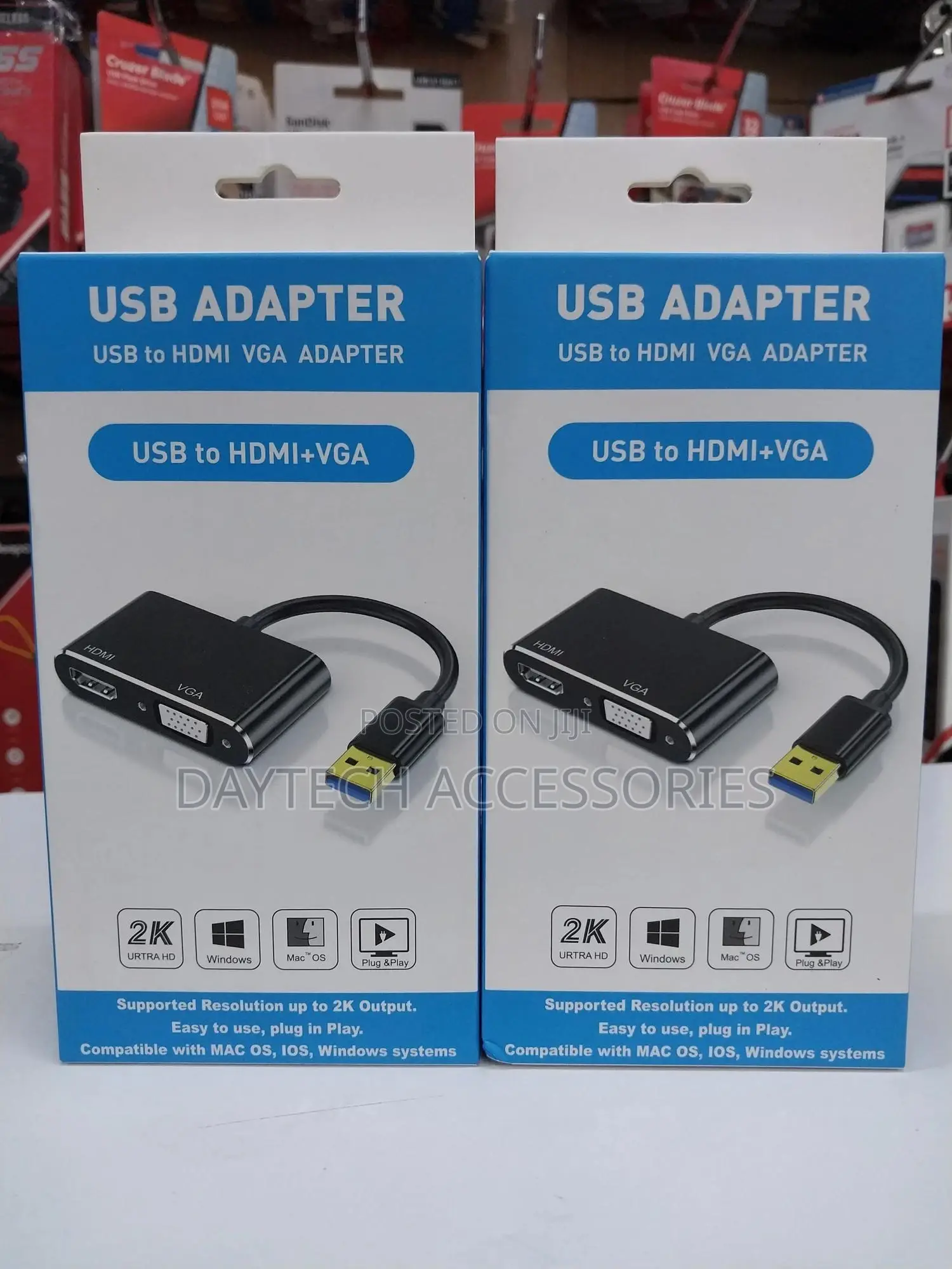 1080p Usb 3.0/2.0 to Hdmi/Vga Converter