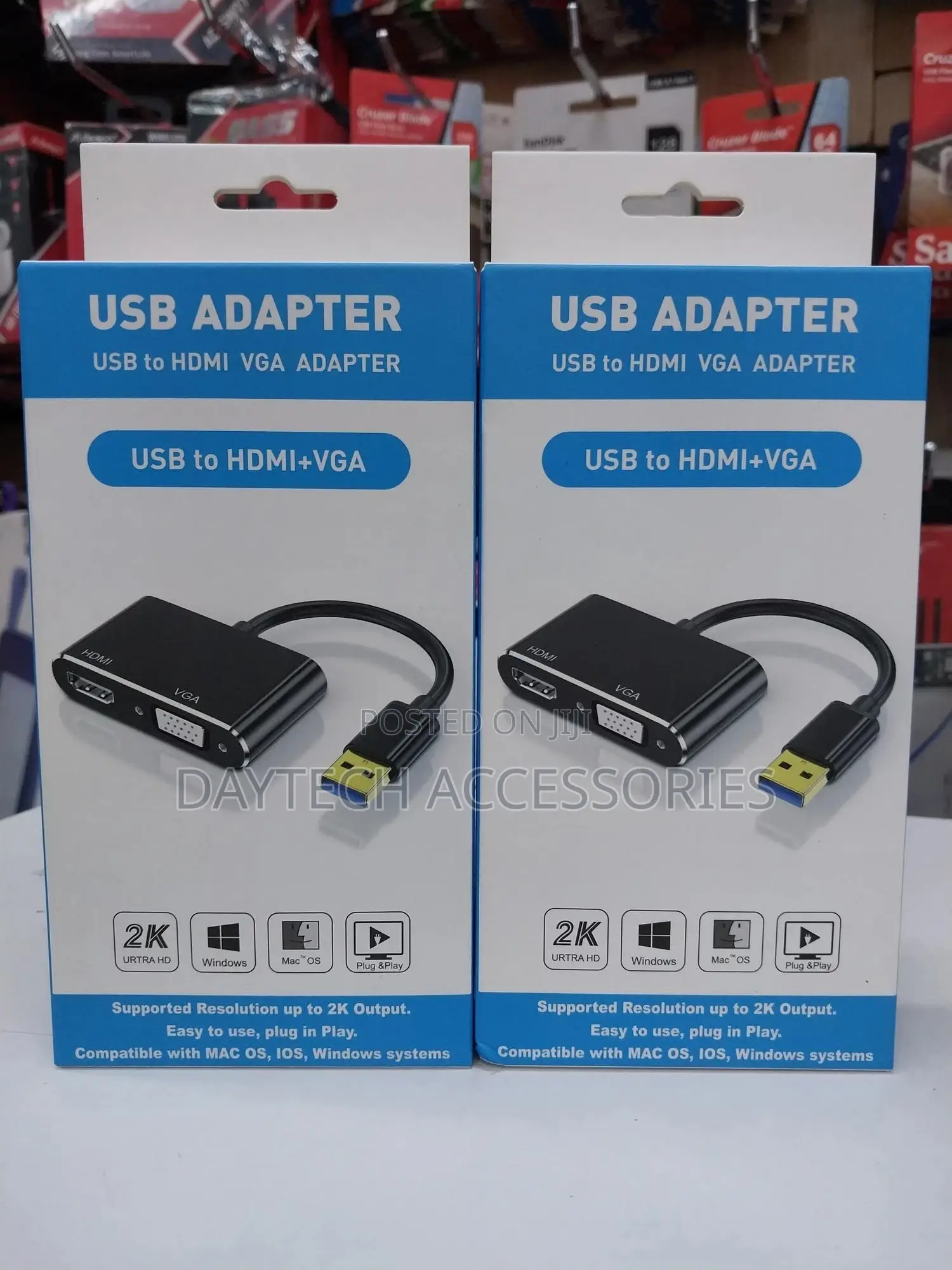 1080p Usb 3.0/2.0 to Hdmi/Vga Converter