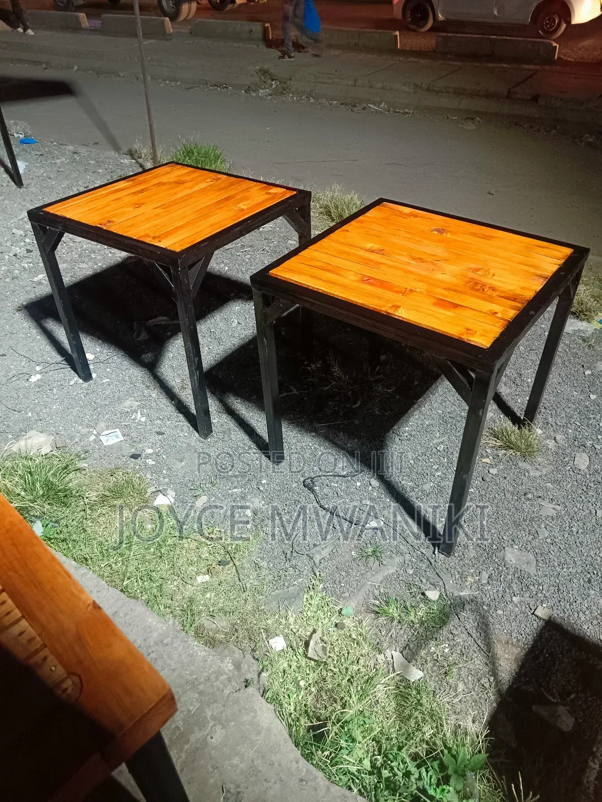 Restaurant Wooden Square Tables 