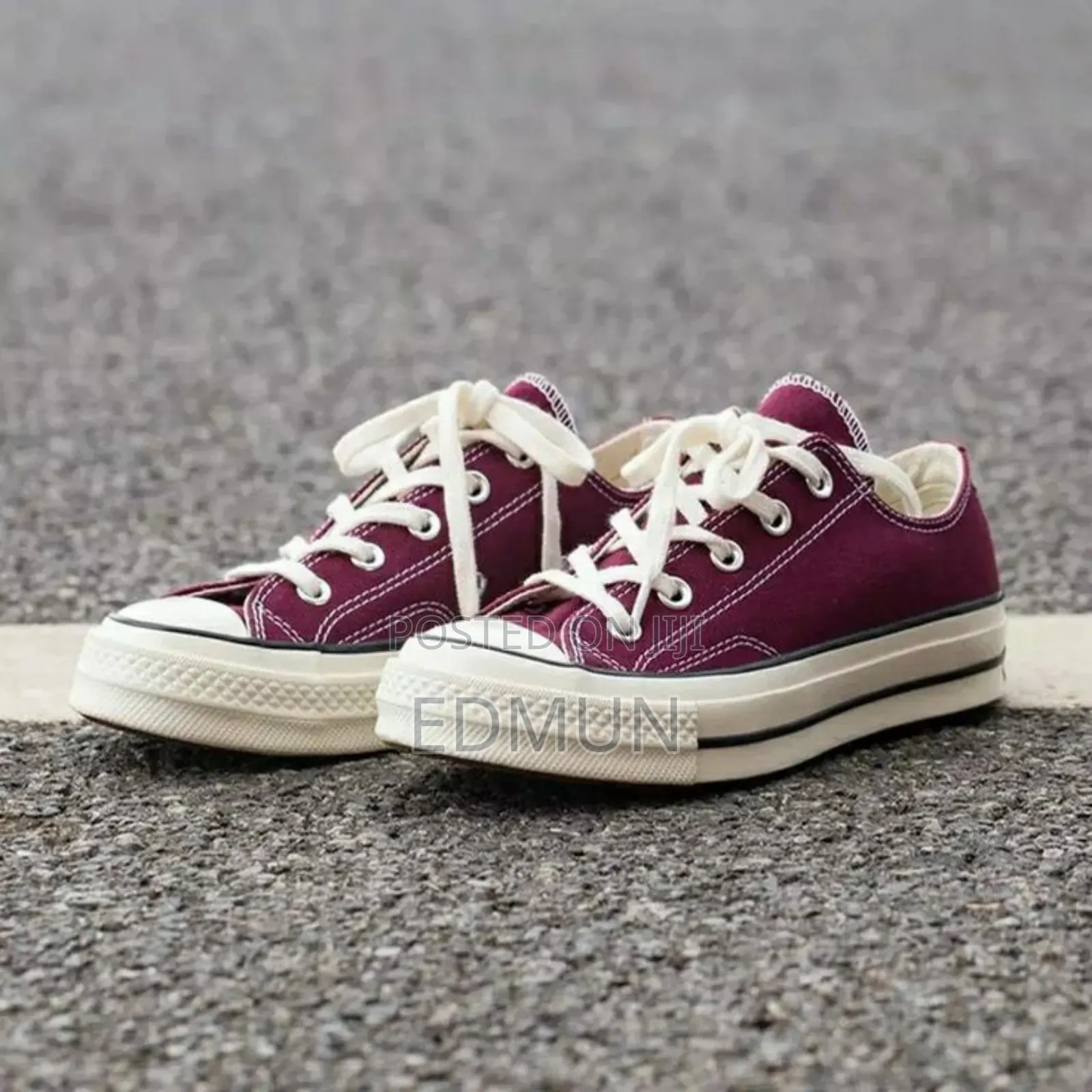 Maroon Converse
