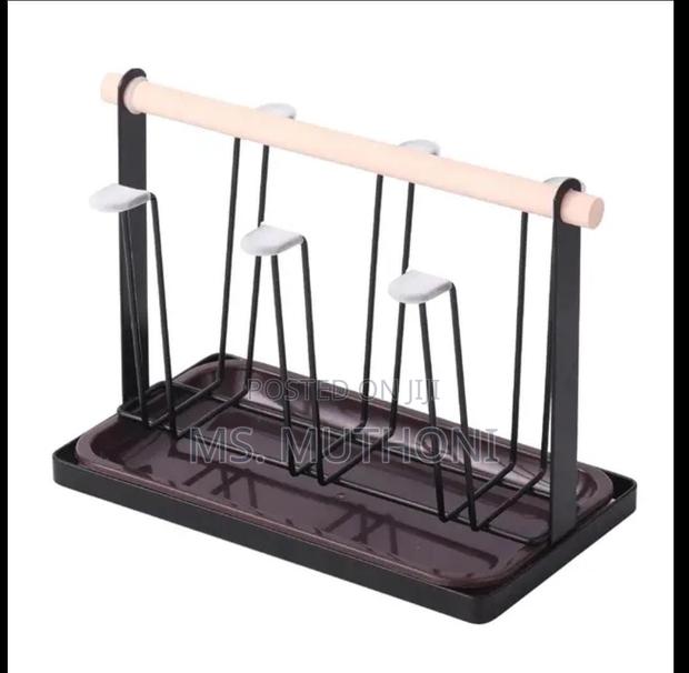 Luxury Iron Cup/Glass Holder Rack - thumbnail 3