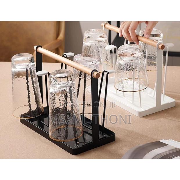 Luxury Iron Cup/Glass Holder Rack - thumbnail 2