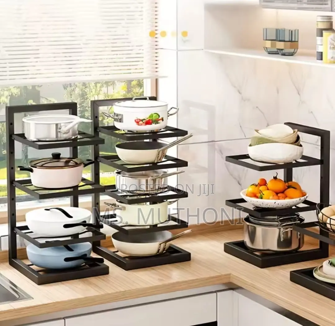 Kitchen Under Sink Pot Holder Multilayer Storage Rack