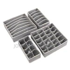 4 in 1 Undergarments Organizer, Bras, Socks, Ties Organizer
