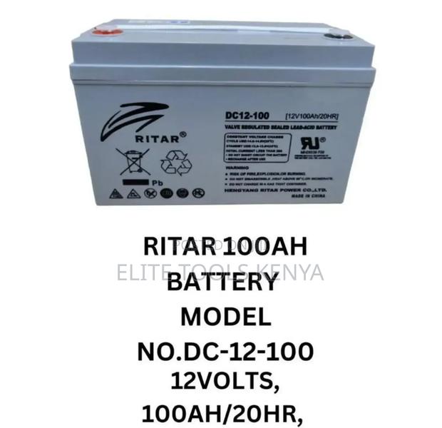 Ritar 100ah Battery - main view