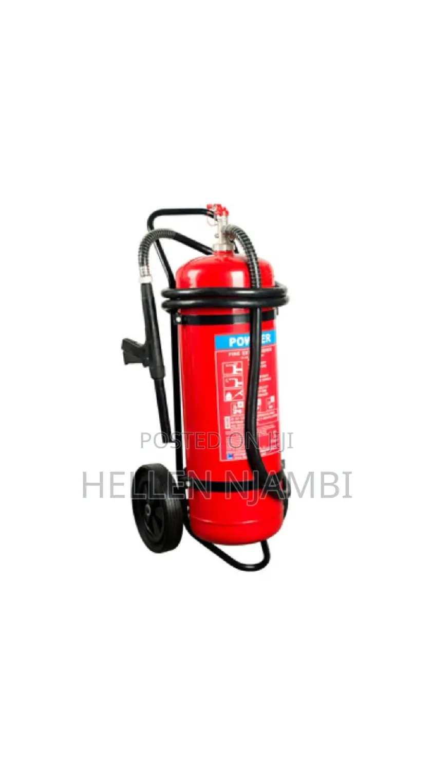 50kg Dry Chemical Powder Trolley Fire Extinguisher