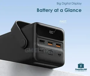 50000mah Anifast 22.5w Powerbank With 4 Output Ports.