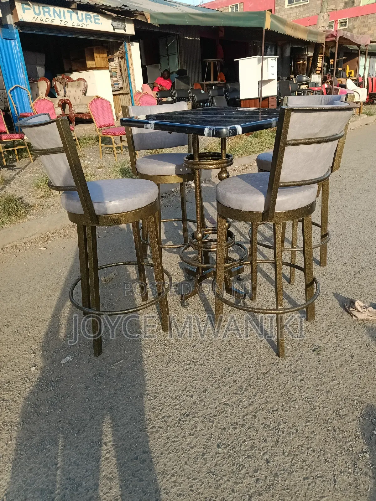 Latest Design High Bar Restaurant Set