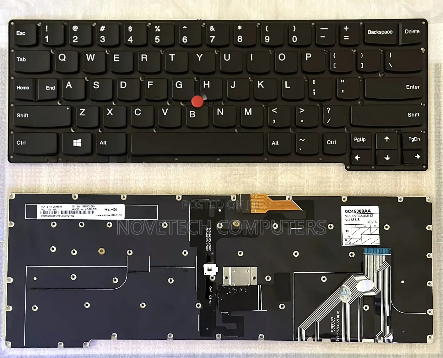 Lenovo Thinkpad X1 Carbon 2nd and 3rd Gen Keyboard