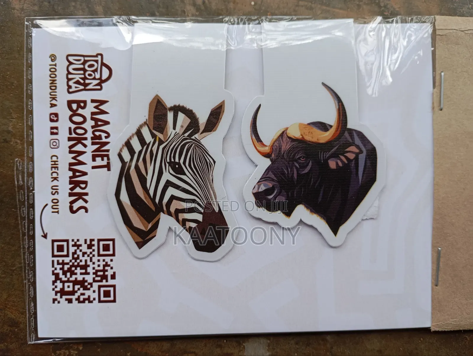 African Animals Magnetic Bookmarks