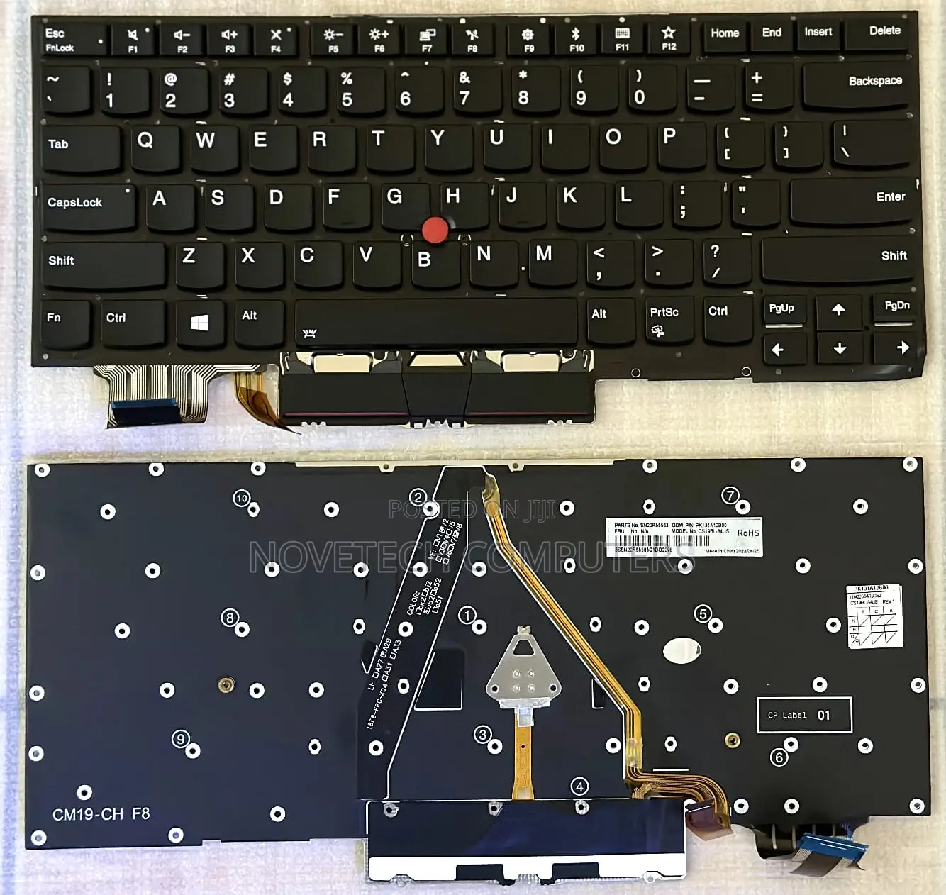 Lenovo Thinkpad X1 Carbon 7th and 8th Gen Laptop Keyboard