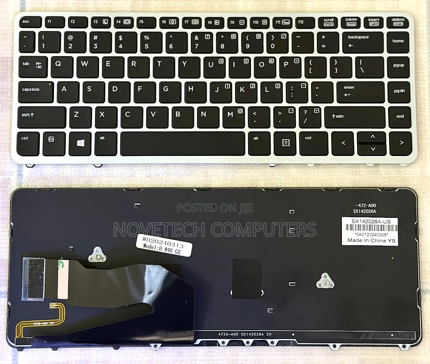 Hp Elitebook 840 G2 Laptop Backlit Keyboard