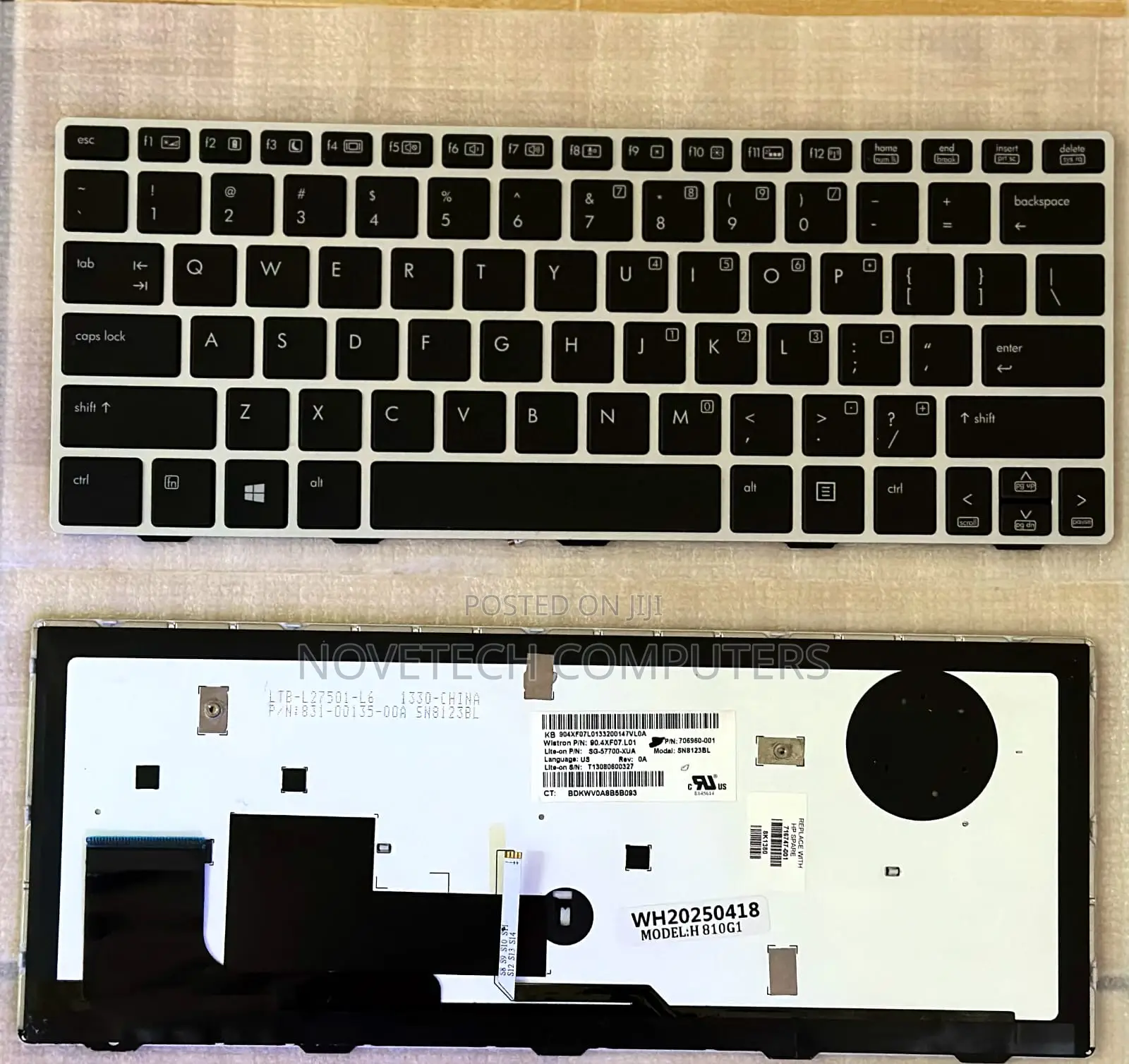 Hp Elitebook Revolve 810 G1 G2 G3 Backlit Keyboard