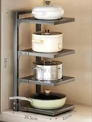 Adjustable Steel Kitchen Storage Rack