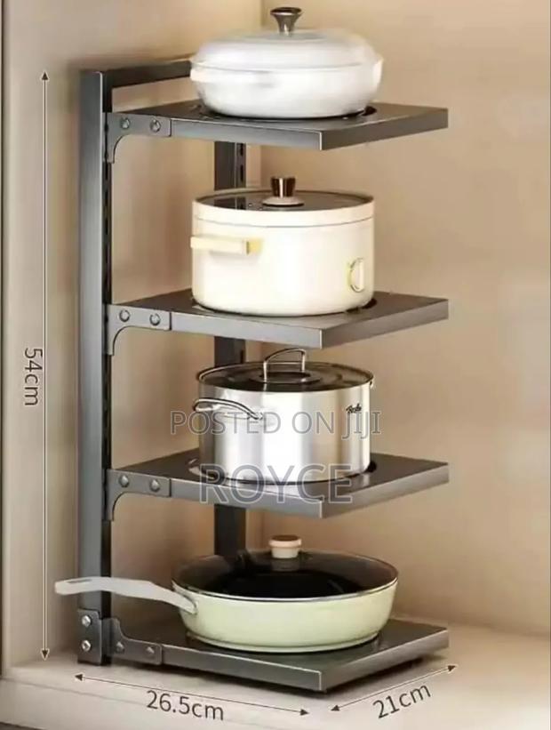 Adjustable Steel Kitchen Storage Rack