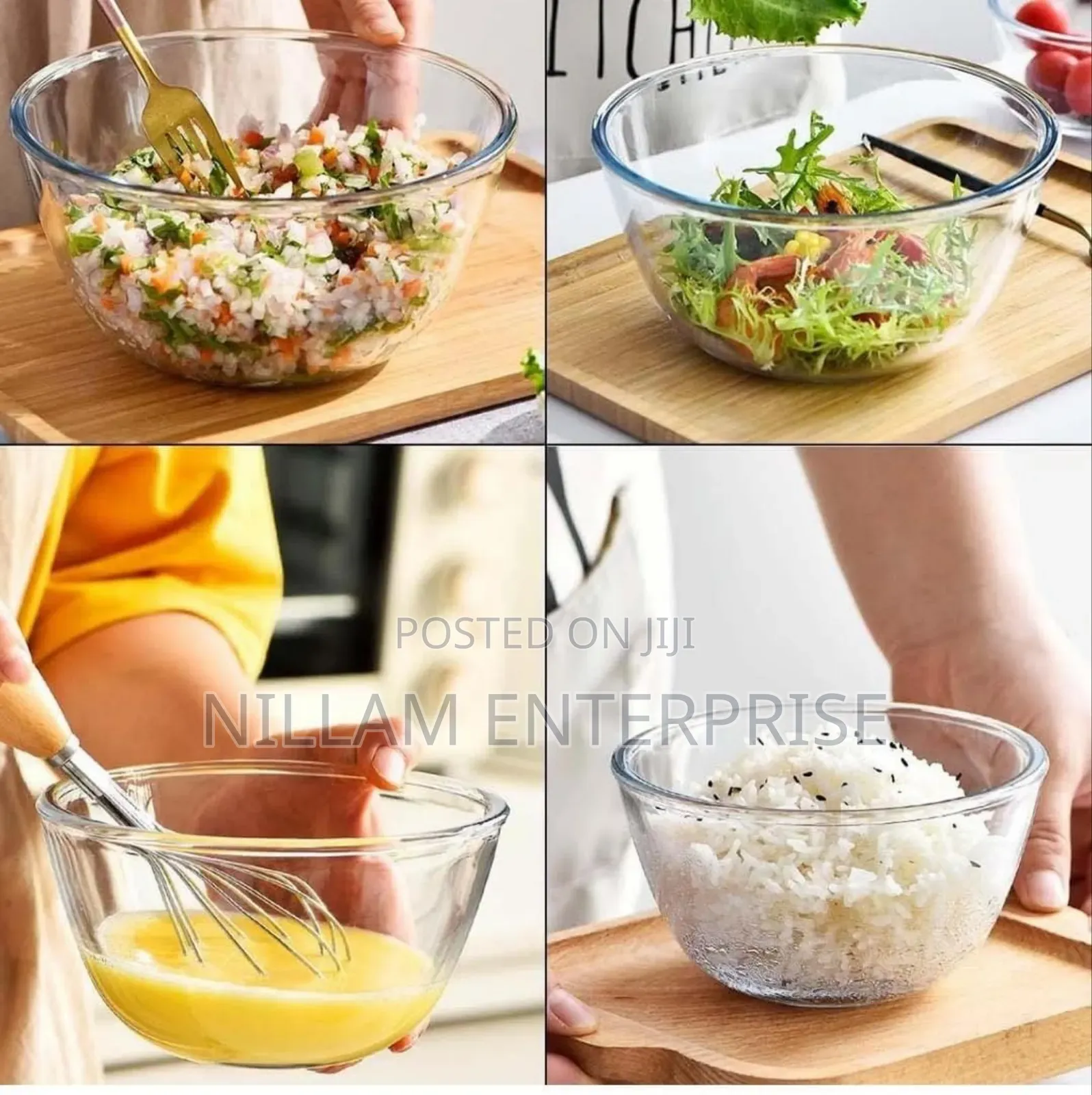 High Borosilicate Glass Bowls 
2700ml