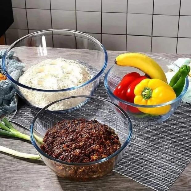 High Borosilicate Glass Bowls 2700ml - thumbnail 3