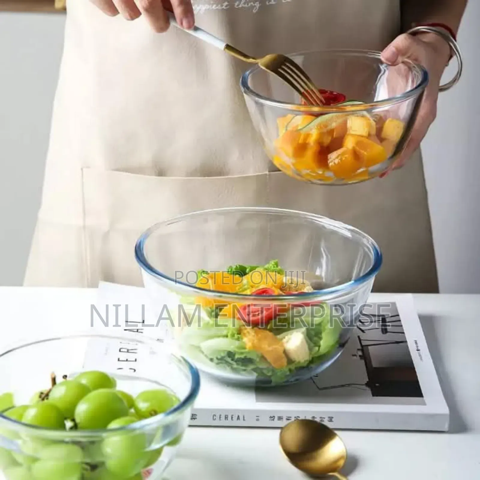 High Borosilicate Glass Bowls 
2700ml
