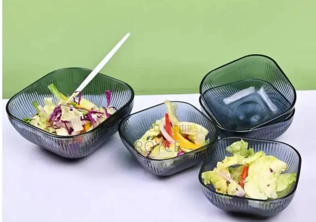 Vertical Glass Bowl Set -5pcs - thumbnail 3