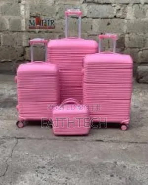 Fashion 4 in 1 Unbreakble Laxurious Rubber Suitcase
