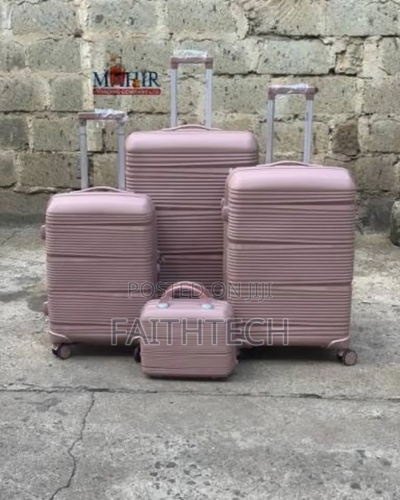 Fashion 4 in 1 Unbreakble Laxurious Rubber Suitcase